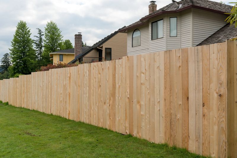 Post and Panel Fence