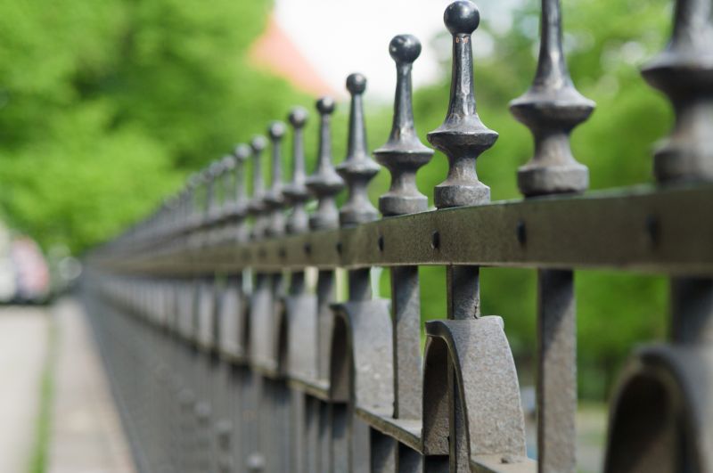 Church Fence Installation detail
