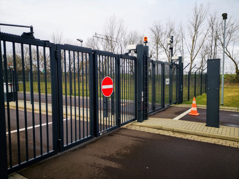 Commercial Metal Fence Service detail