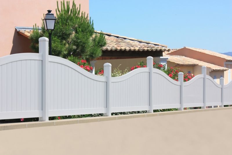 White Pvc Fence Installation